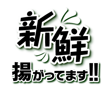 新鮮揚がってます!!